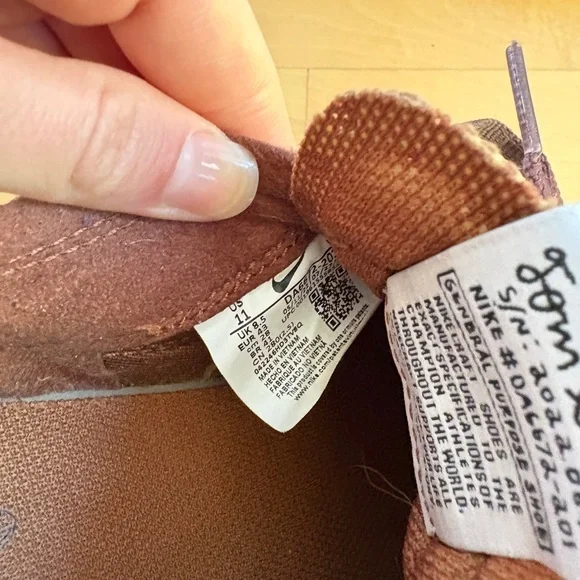 Nike Craft x Tom Sachs General Purpose Shoe in Brown Size 11 - Picture 4 of 5